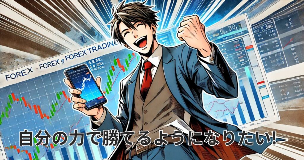 独学で勝つ男性